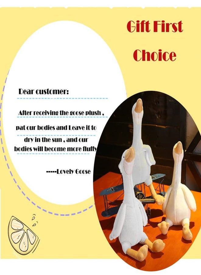 CHELEI2019 3pcs 15.7" Swan Stuffed Animal,Goose Plush White Stuffed Animal Toy Gifts for Kids - Image 5